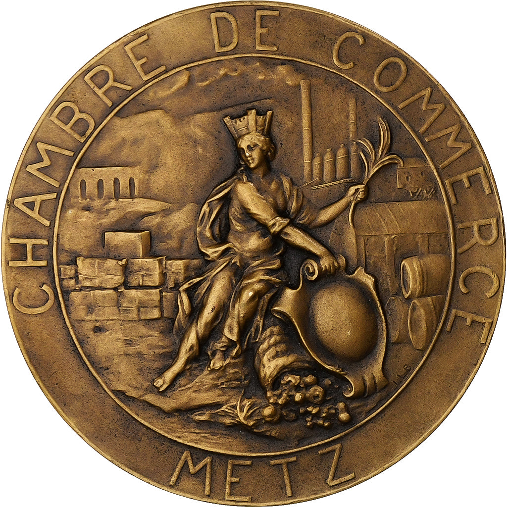 Francia, medaglia, Chambre de Commerce de Metz, Bronzo, SPL