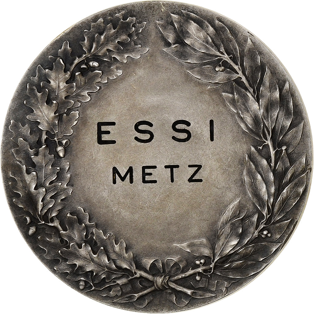 France, Medal, ESSI, Metz, Silvered bronze, MS(63)