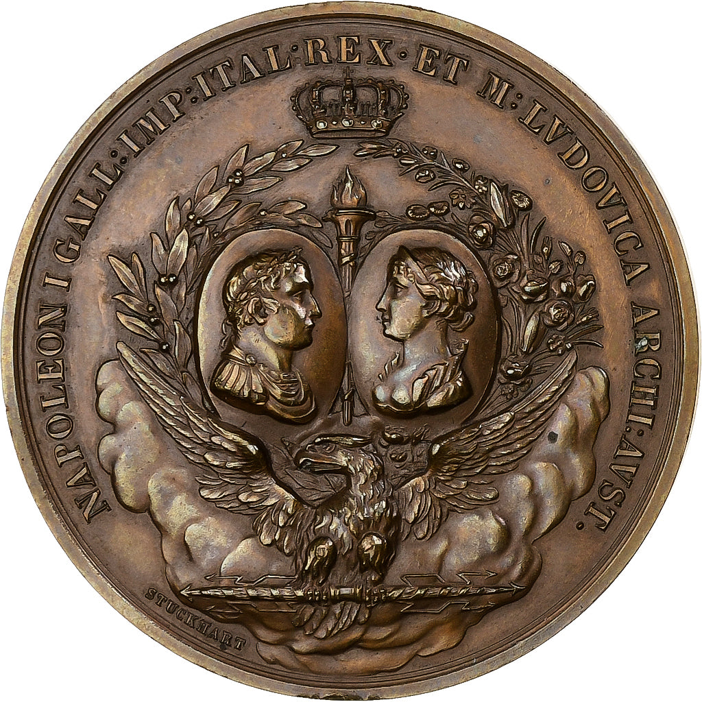 France, Medal, Napoleon Ier , Novam Accipe Spem Orbis, 1811, Bronze, Stuckhart