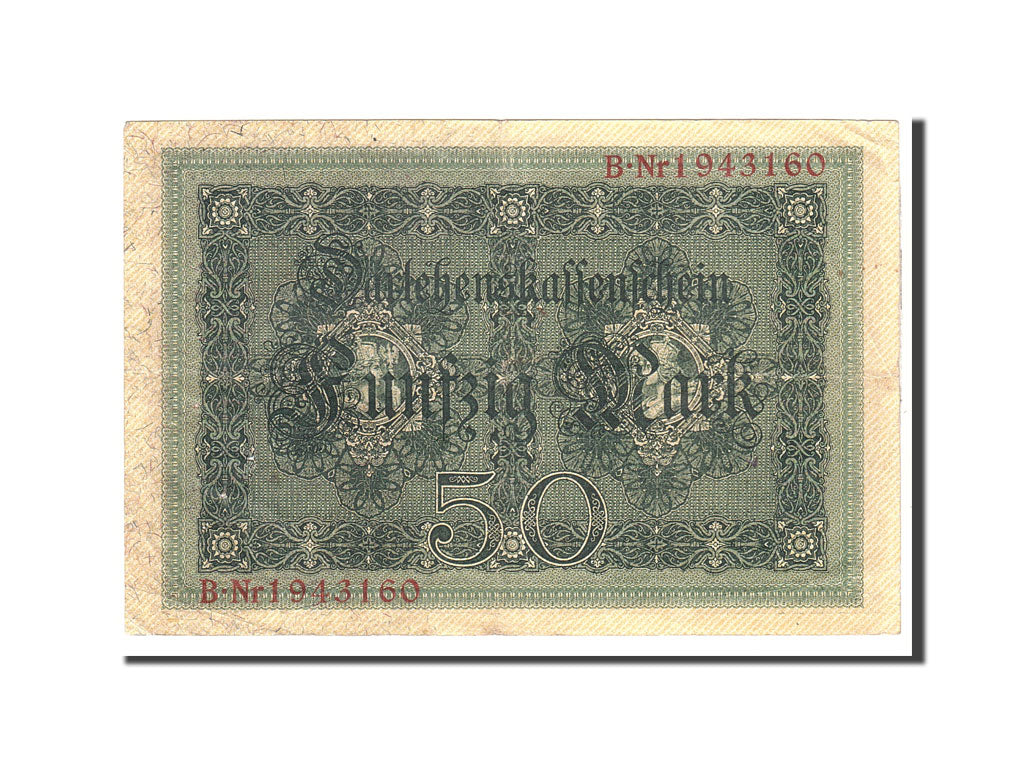 Banknote, Germany, 50 Mark, 1914, 1914-08-05, KM:49b, EF(40-45)
