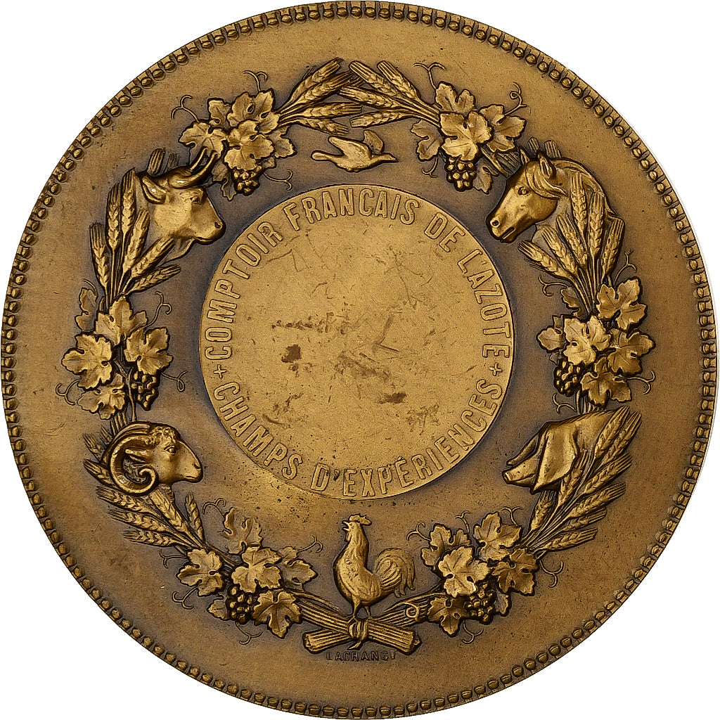 Francja, medal, Comptoir Français de l'Azote, Champs d'expériences, Brązowy