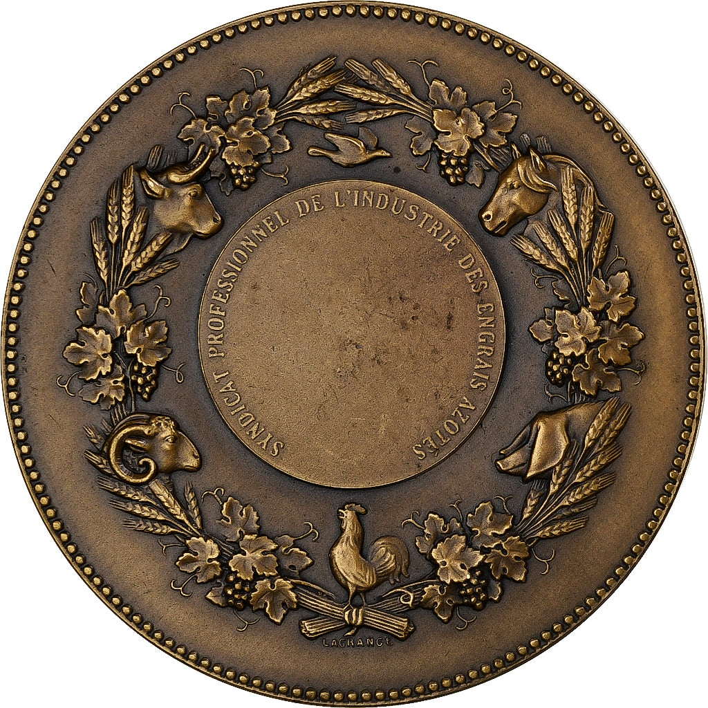 Francia, medaglia, Syndicat de l'Industrie des Engrais Azotés, Bronzo