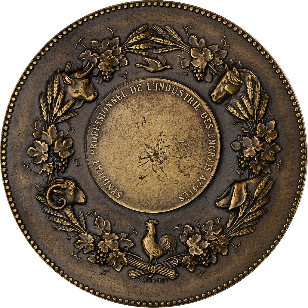 Francia, medaglia, Syndicat de l'Industrie des Engrais Azotés, Bronzo