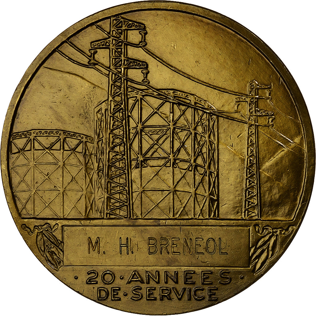 Francja, medal, Électricité de France et gaz de France, Brązowy, Dropsy