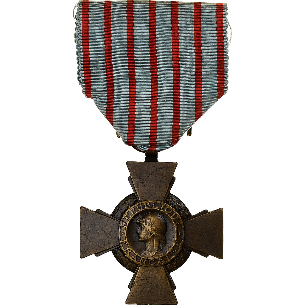 France, Croix du Combattant, WAR, Medal, Excellent Quality, Bronze, 36