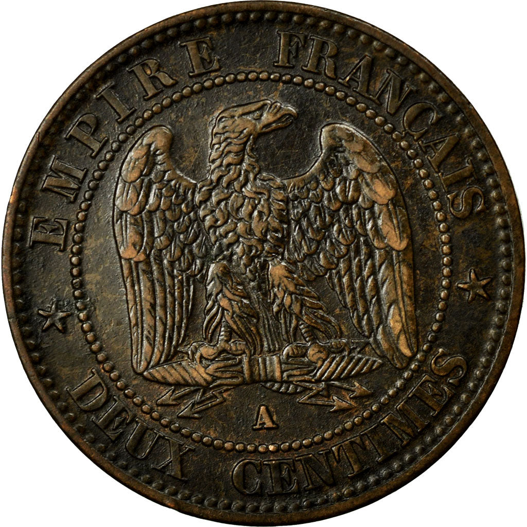 Monnaie, France, Napoleon III, Napoléon III, 2 Centimes, 1856, Paris, TTB
