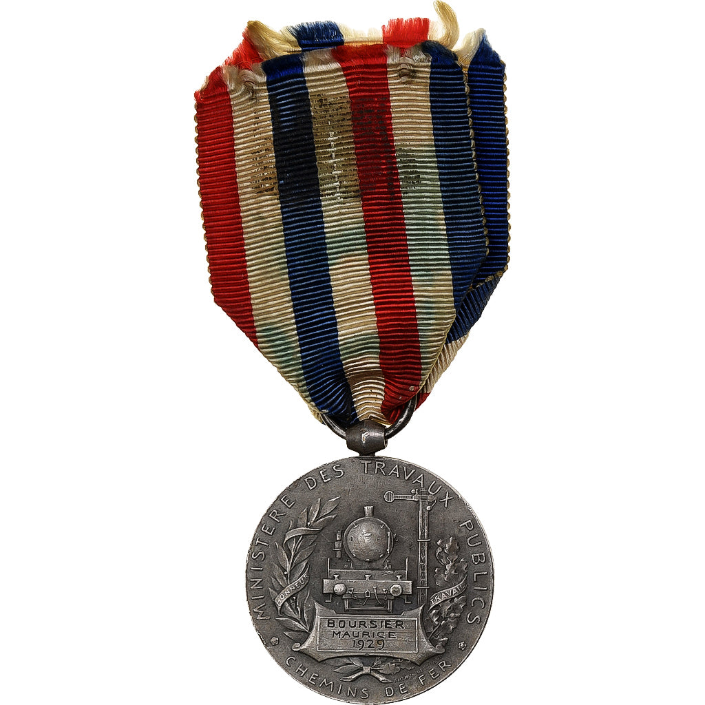 Frankreich, Médaille d'honneur des chemins de fer, Railway, Medaille, 1929