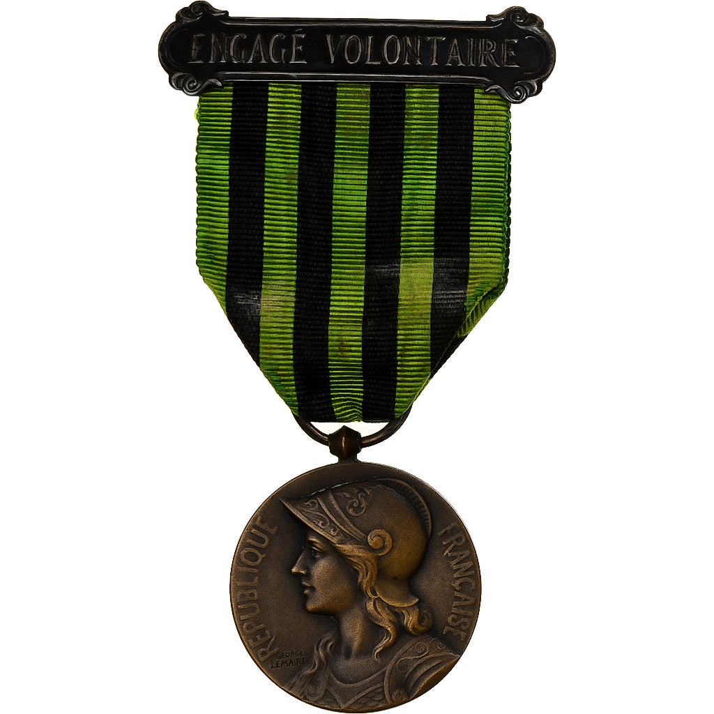 France, Aux Défenseurs de la Patrie, Medal, 1870-1871, Engagé Volontaire