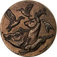 France, Medal, Office Nationale de la Chasse, Bronze, Baron, AU(50-53)