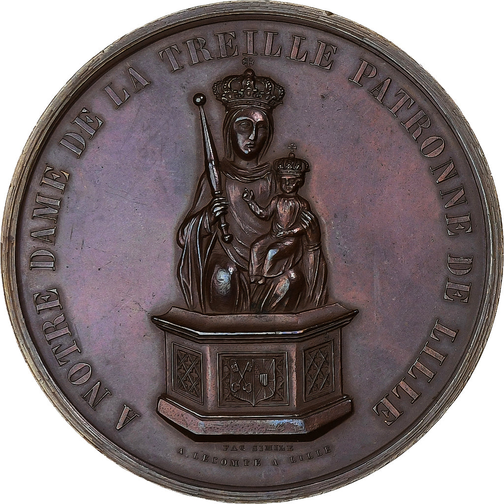 França, medalha, Sacre de Monseigneur Désiré Dennel, Evêque de Beauvais, à