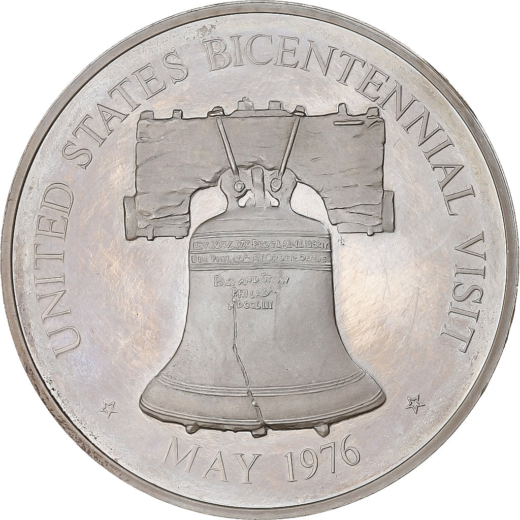 Frankreich, Medaille, Giscard d'Estaing, United States Bicentennial Visit, 1976