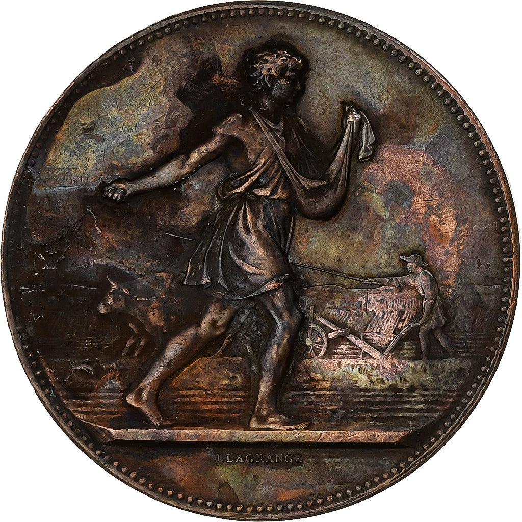 France, Medal, Comice Agricole de Rouen, Copper, Lagrange, VF(30-35)