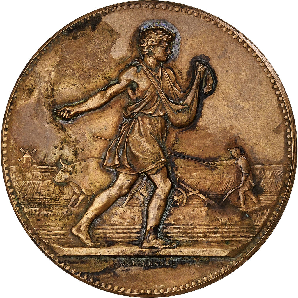 Frankreich, Medaille, Comice Agricole de Rouen, Bronze, Lagrange, SS