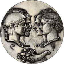 France, Medal, Ordre National des Experts-Comptables, 1987, Silver, Dropsy