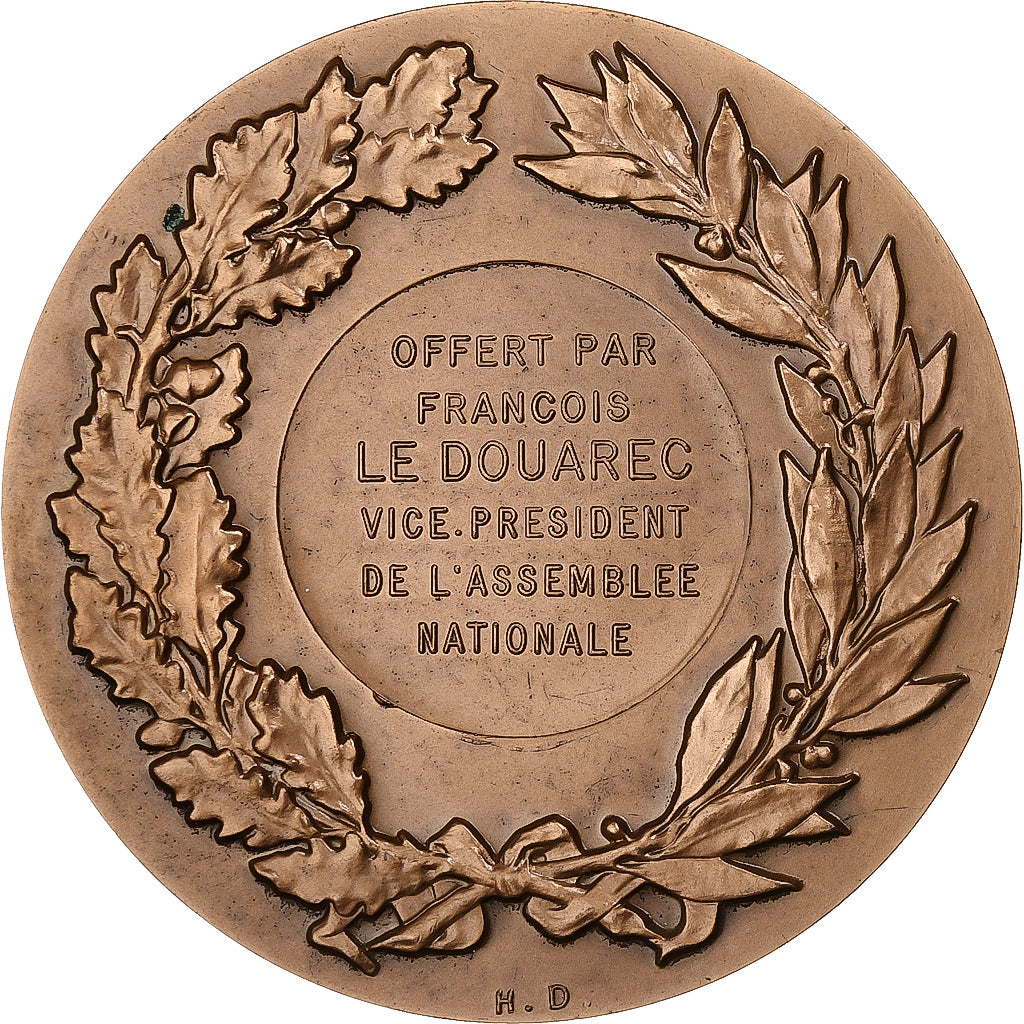 Frankreich, Medaille, Offert par François Le Douarec, Vice-Président de