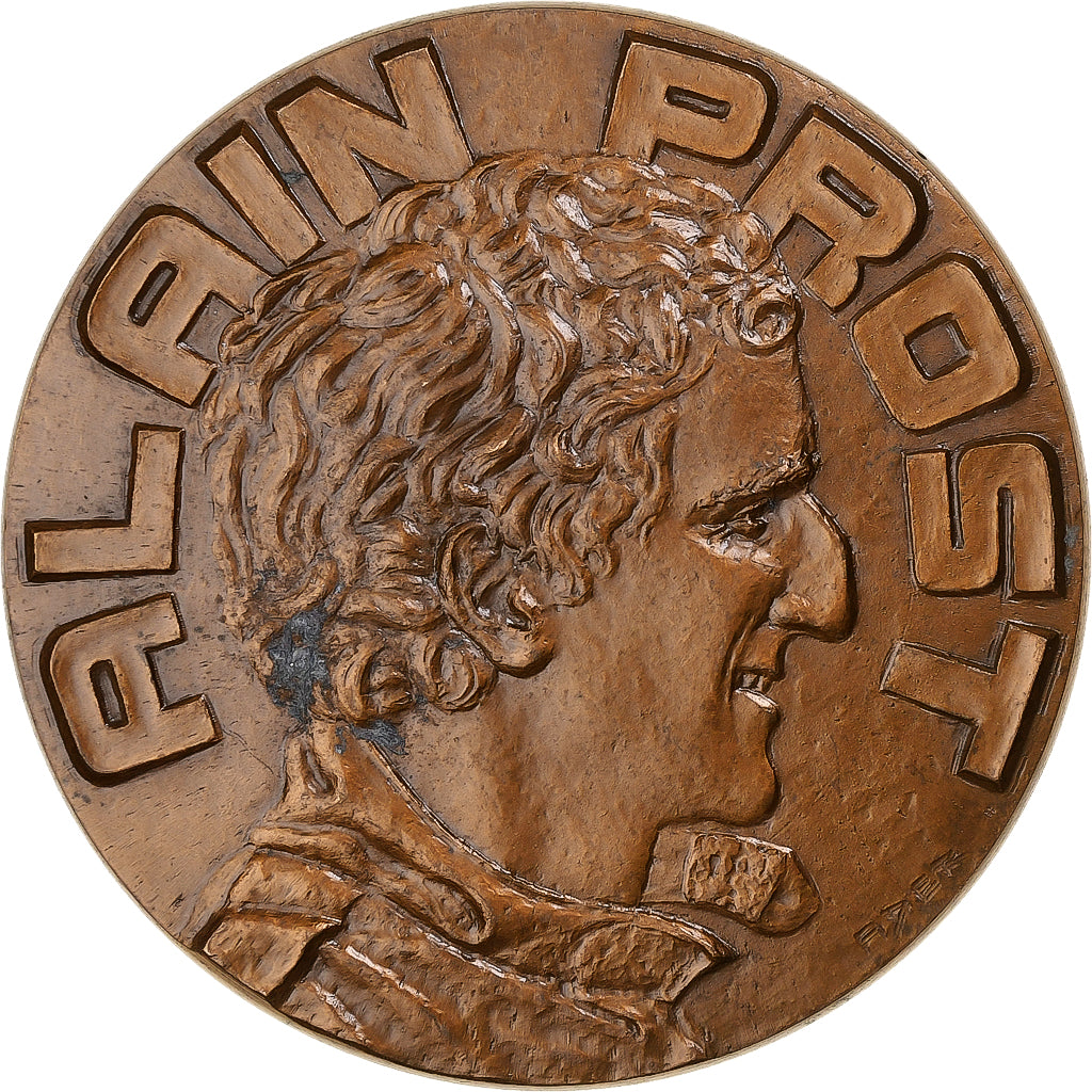 Francia, medalla, Alain Prost champion du monde des conducteurs F1, 1985