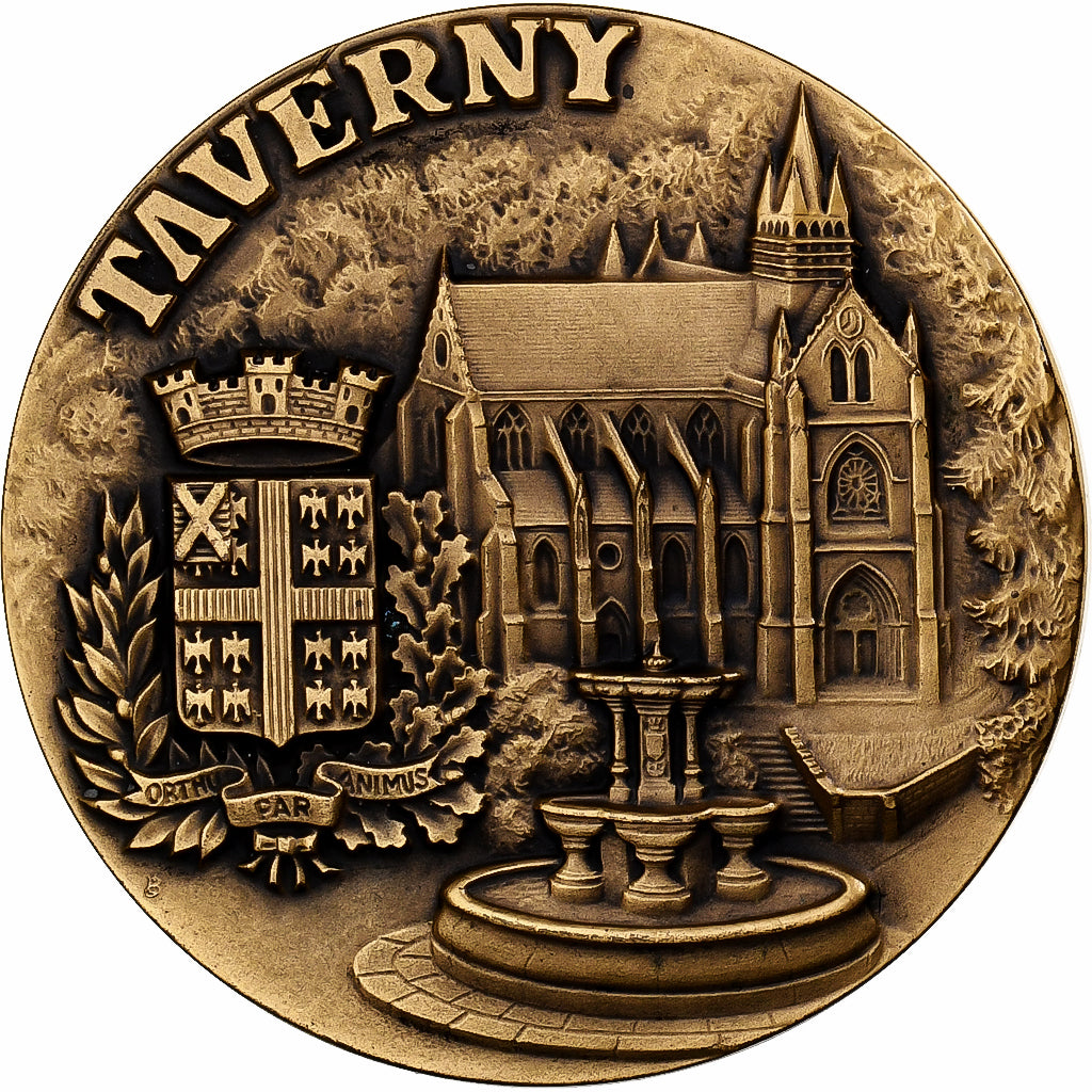 Frankreich, Medaille, Ville de Taverny, 1989, Bronze, UNZ