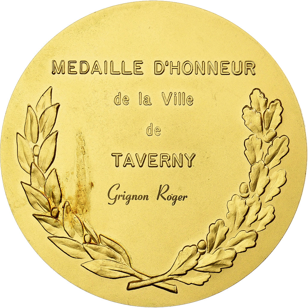 France, Médaille, Ville de Taverny, Bronze Florentin, SPL