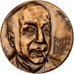 France, Médaille, Pierre Dac (1893-1975), 1980, Bronze, Irolla, FDC