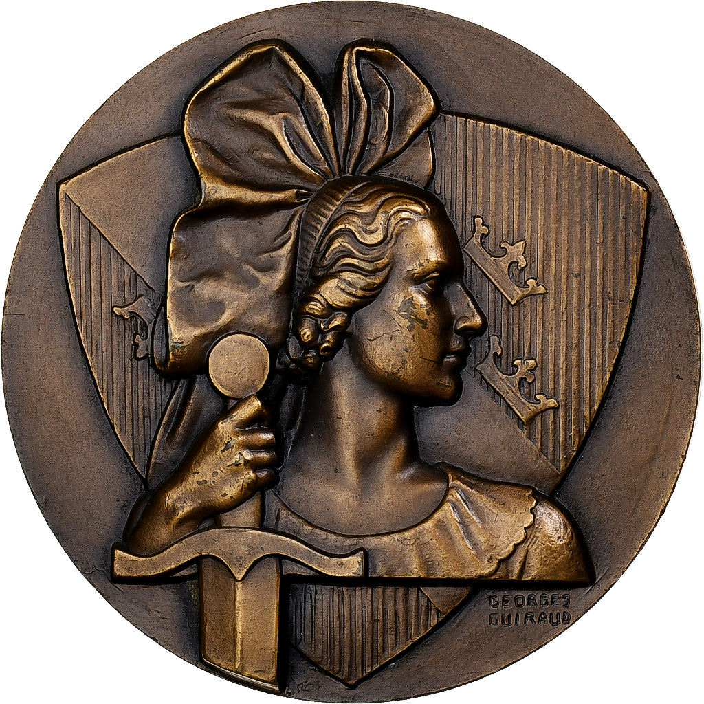 Francia, medaglia, L'Alsace libérée par trois victoires, Bronzo, Guiraud, SPL