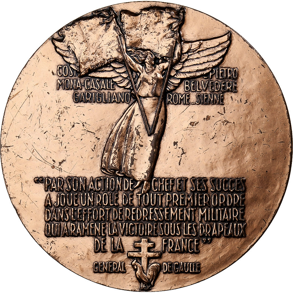 Frankreich, Medaille, Seconde Guerre Mondiale, Général Juin, Bronze, Delannoy