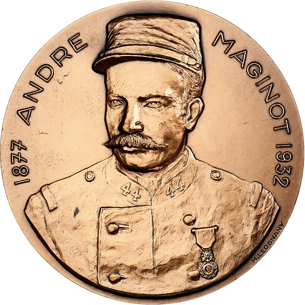 France, Medal, Fédération Nationale André Maginot, Bronze, Leognany, MS(63)