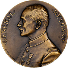 Francia, medaglia, Général Weygand, Commandant des Armées, Bronzo