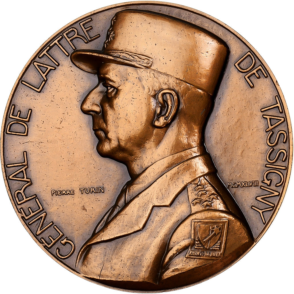 Frankreich, Medaille, Seconde Guerre Mondiale, Jean De Lattre de Tassigny, 1984