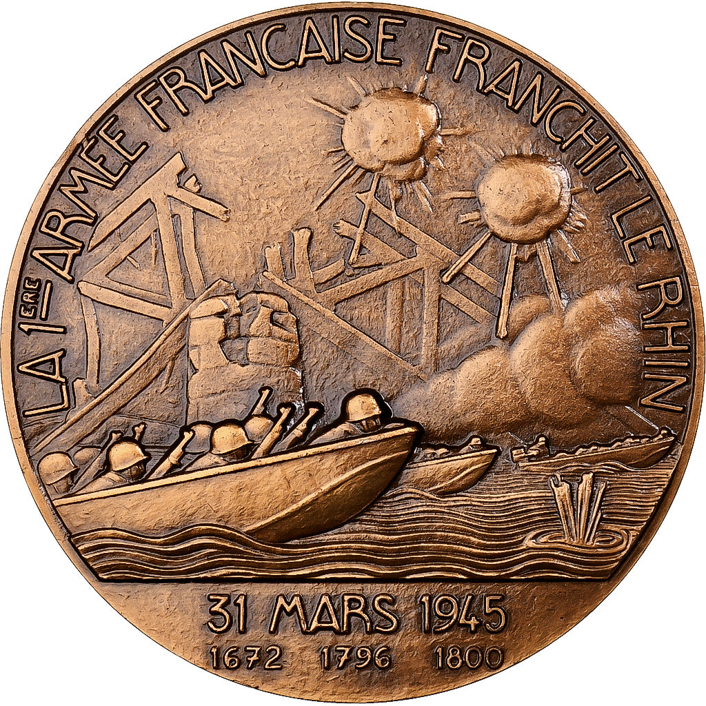 Frankreich, Medaille, Seconde Guerre Mondiale, Jean De Lattre de Tassigny, 1984