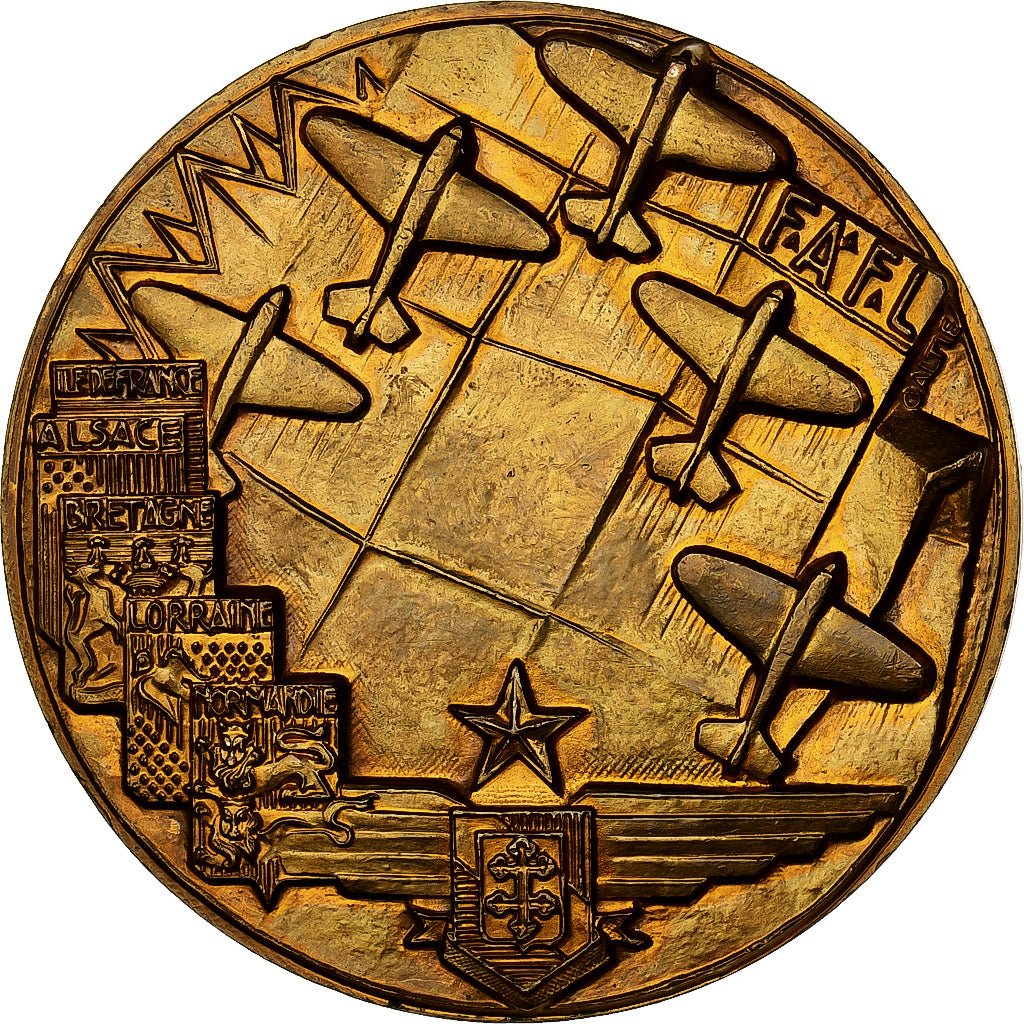 Francia, medalla, Général Corniglion Molinier, Forces Aériennes, Bronce