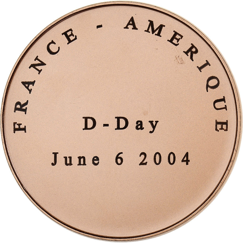 Frankreich, Medaille, 60ème Anniversaire du Débarquement, D-DAY, 2004, Bronze