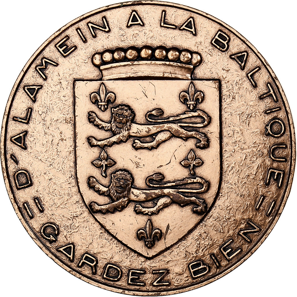 France, Medal, Field Marshal Viscount Montgomery of Alamein, Bronze, Turin