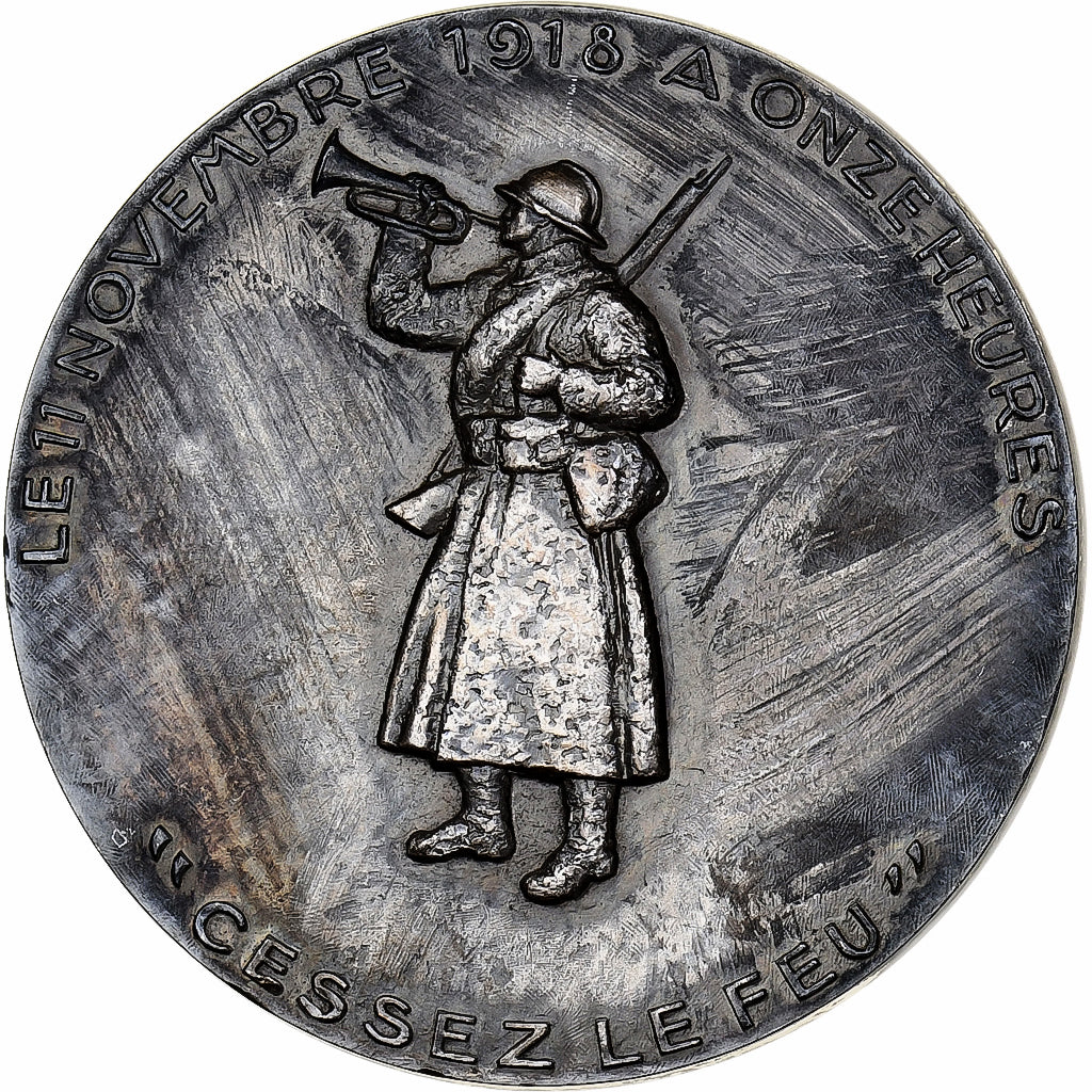 Frankreich, Medaille, Cinquantenaire de la Victoire, 1968, Silber, Delamarre, VZ