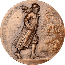 Frankreich, Medaille, Hommage de la Patrie à Georges Clémenceau, 1972, Bronze