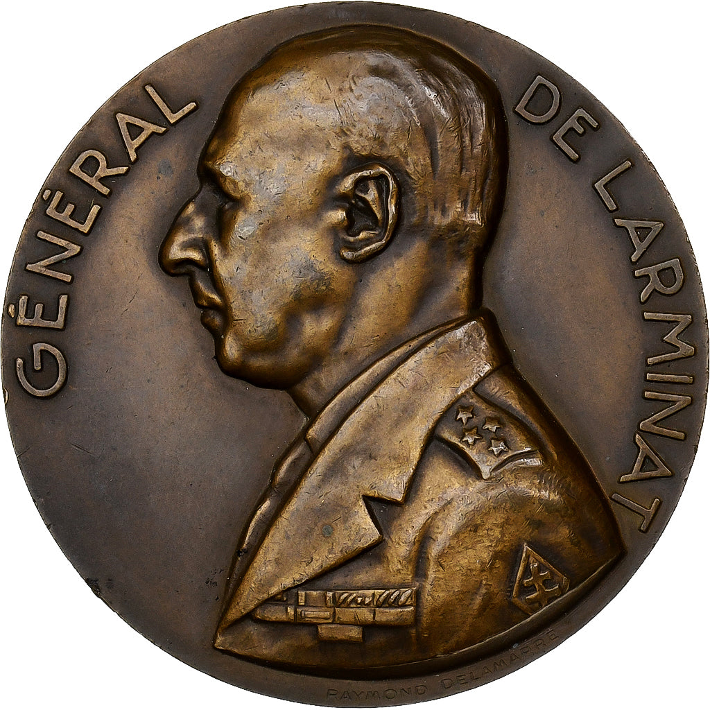 Francia, medaglia, FFL Résistance, Général de Larminat, 1945, Bronzo