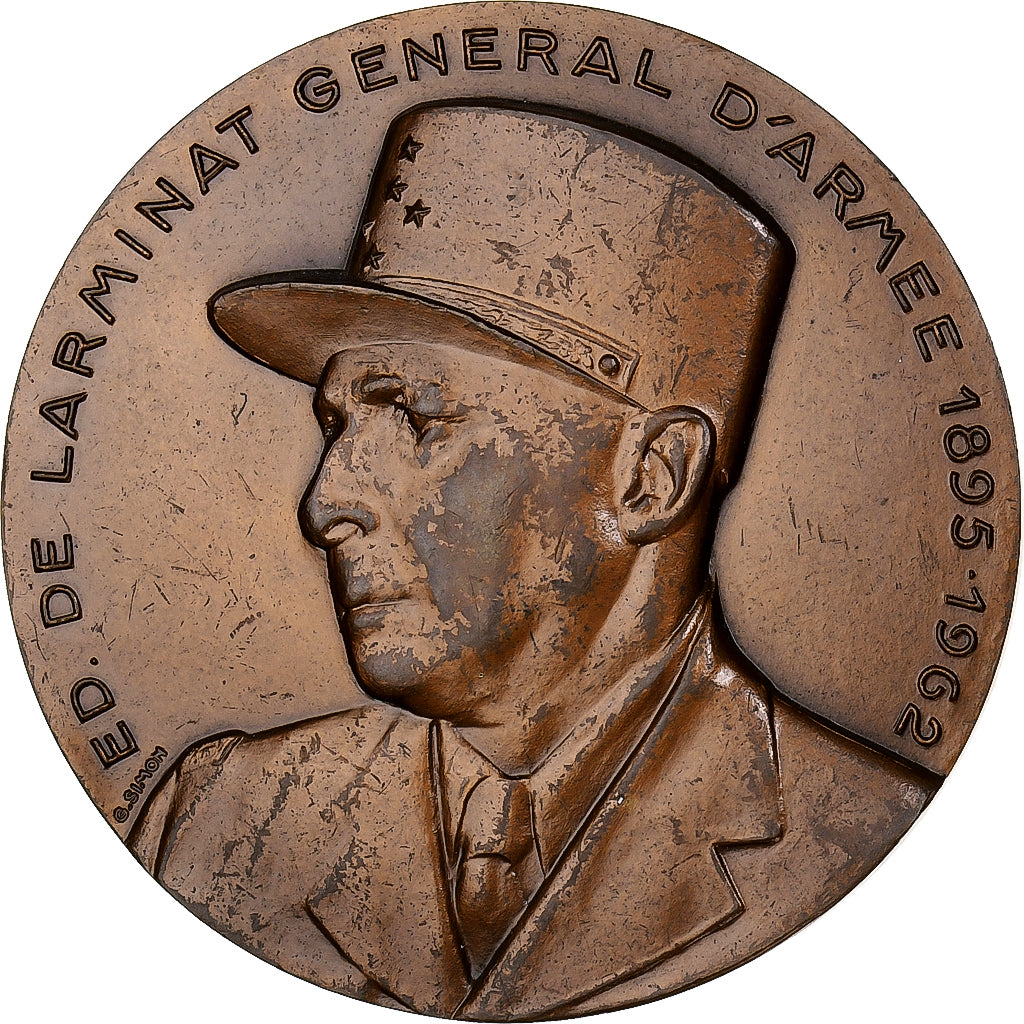 Francia, medalla, Général de Larminat, Alès, 1977, Bronce, Simon, MBC+