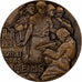 France, Medal, Libération de Reims, 1945, Bronze, Simon, AU(55-58)