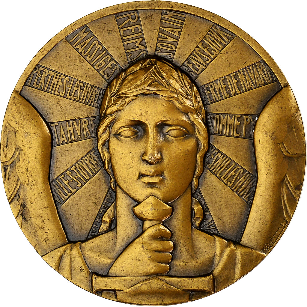 Frankreich, Medaille, Première Guerre Mondiale, Batailles de Champagne, 1915