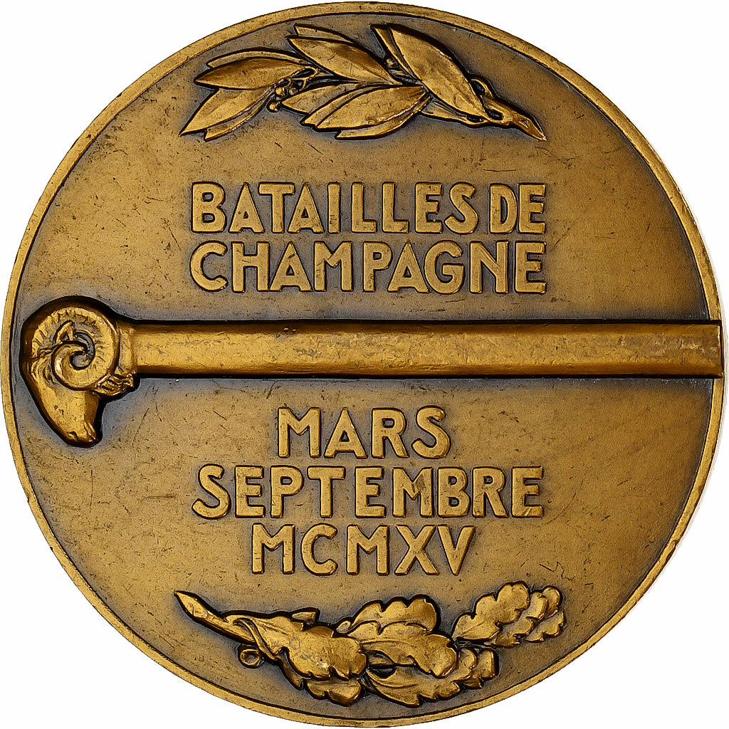 Frankreich, Medaille, Première Guerre Mondiale, Batailles de Champagne, 1915