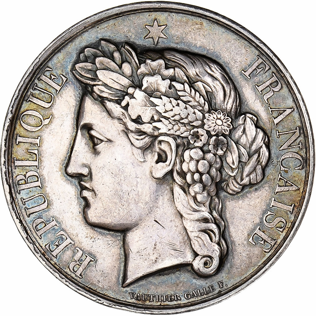France, Medal, Société d'Agriculture et d'Horticulture de Louhans, Silver