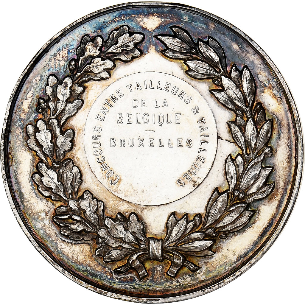 Belgio, medaglia, Léopold II, Concours entre Tailleurs et Tailleuses