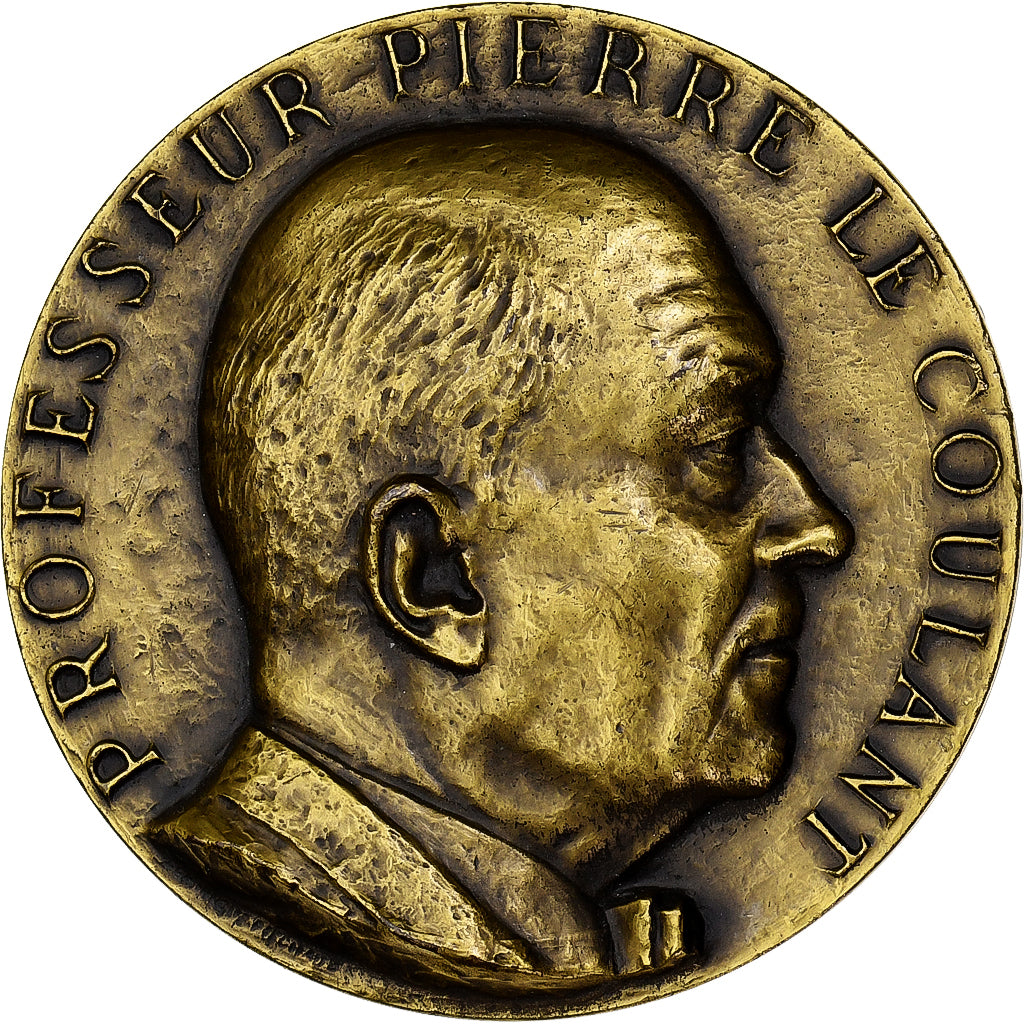 Frankreich, Medaille, Professeur Pierre Le Coulant, 1971, Bronze, UNZ