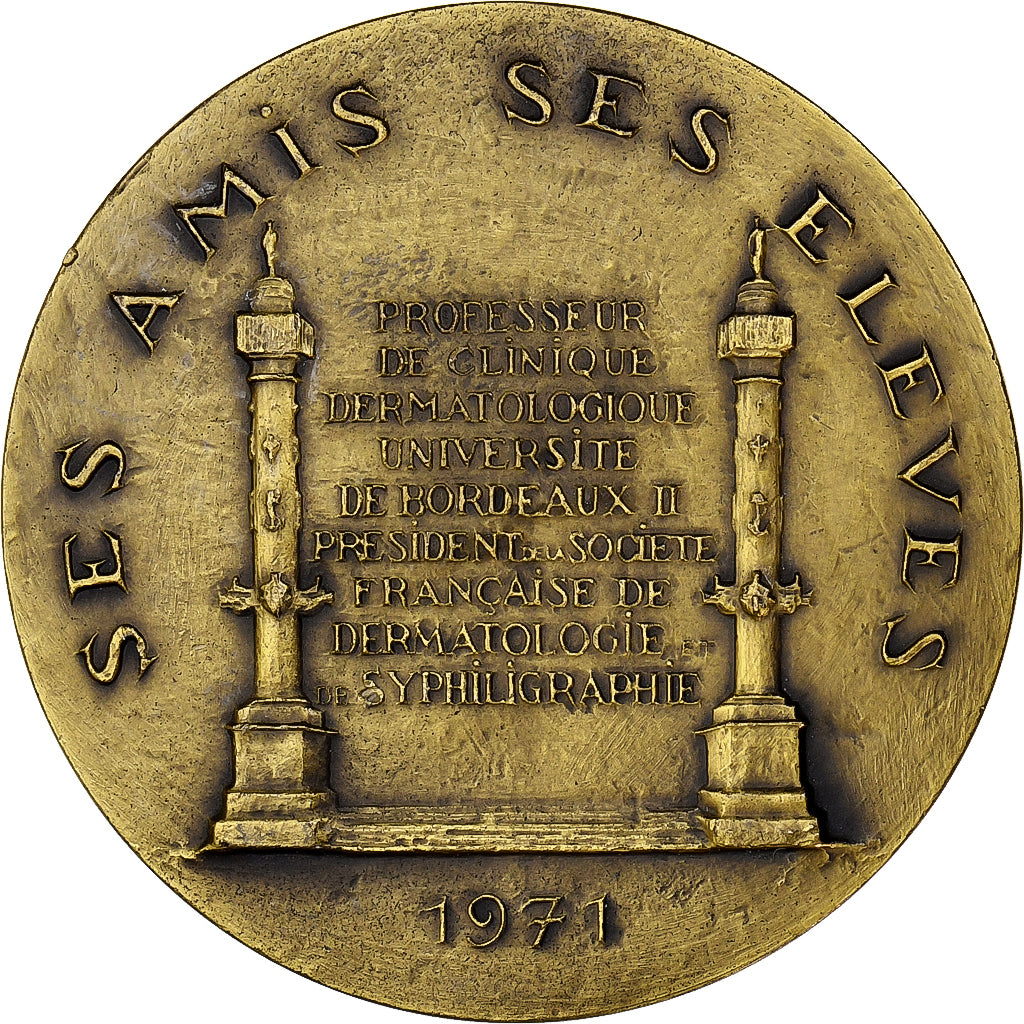 Frankreich, Medaille, Professeur Pierre Le Coulant, 1971, Bronze, UNZ