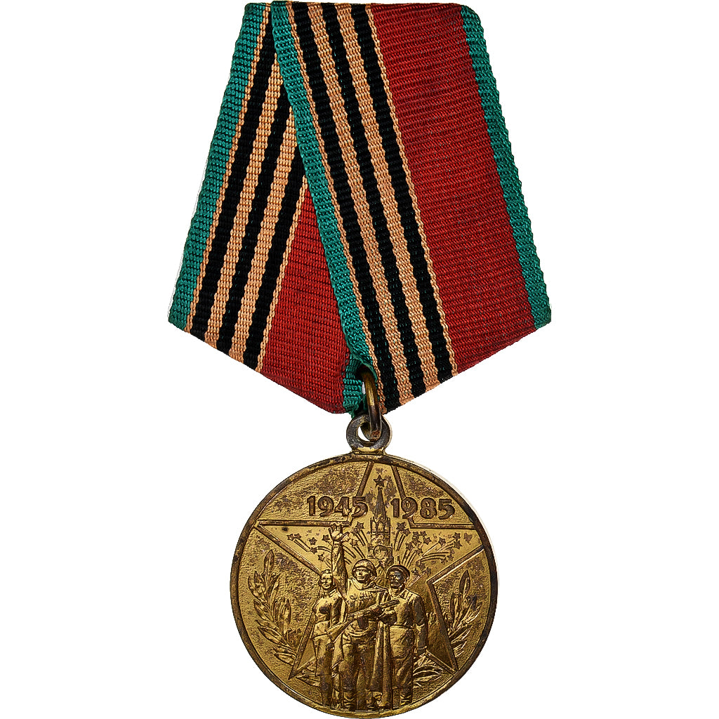Russland, Commémoration des 40 Ans de la Victoire, Medaille, 1945-1985, Very