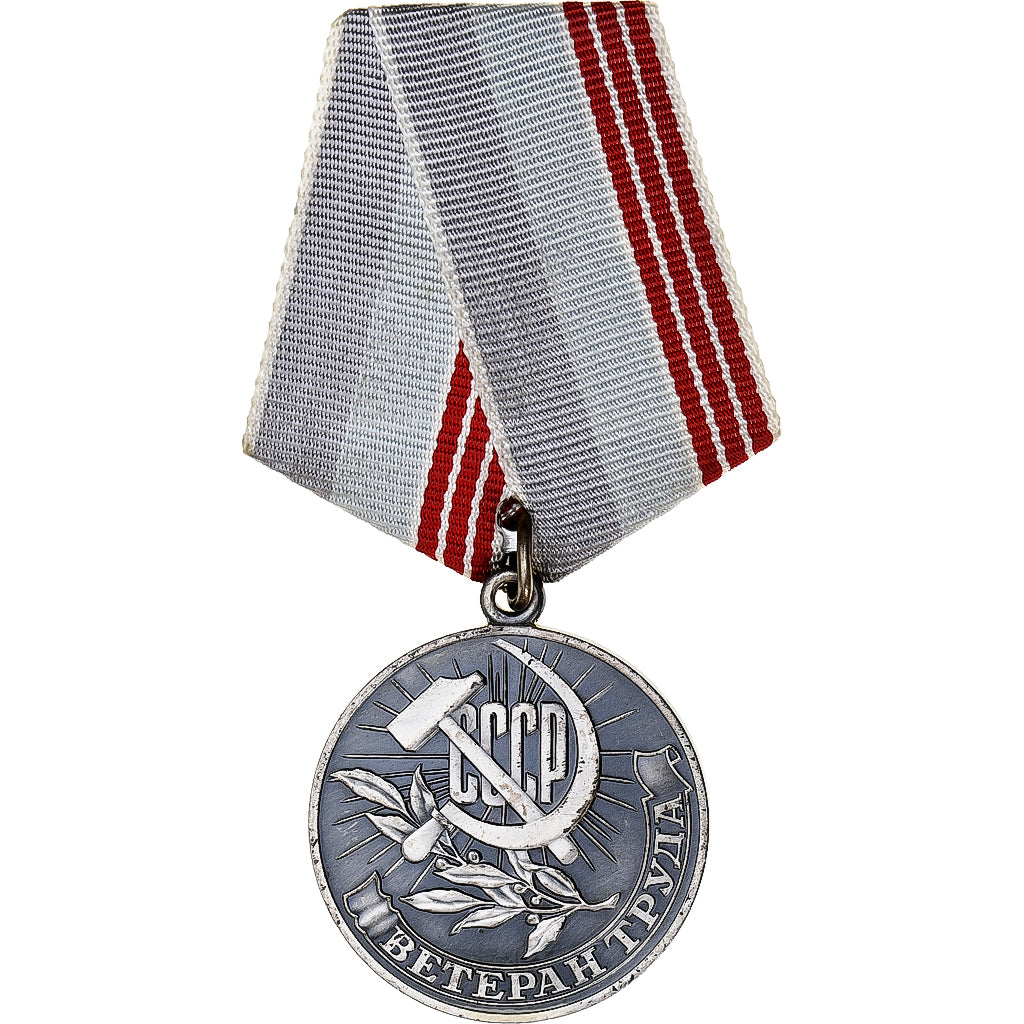 Russia, Vétéran du Travail, Medal, Uncirculated, Métal, 34