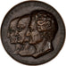 France, Medal, Dictionnaire Universel d'Histoire Naturelle, 1843, Copper
