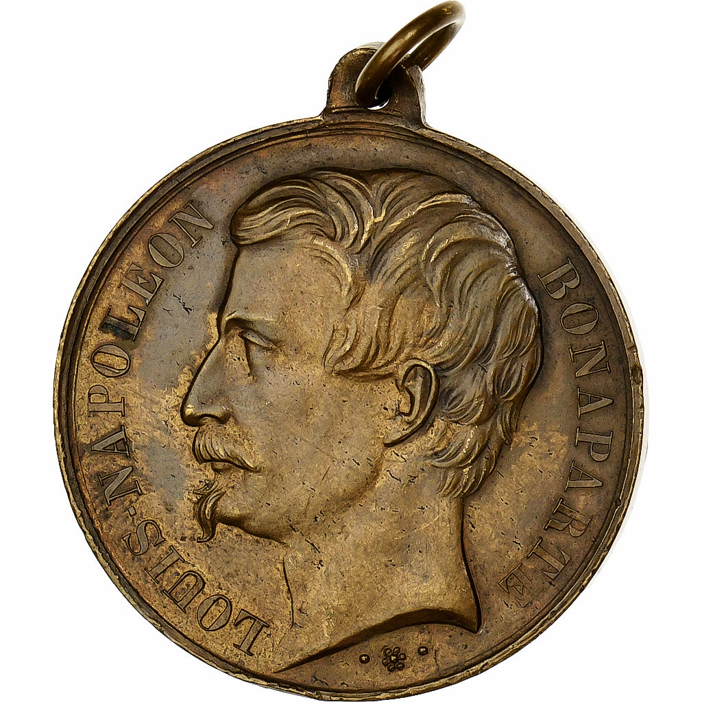 France, Médaille, Louis Napoléon Bonaparte, Acclamation en Faveur du