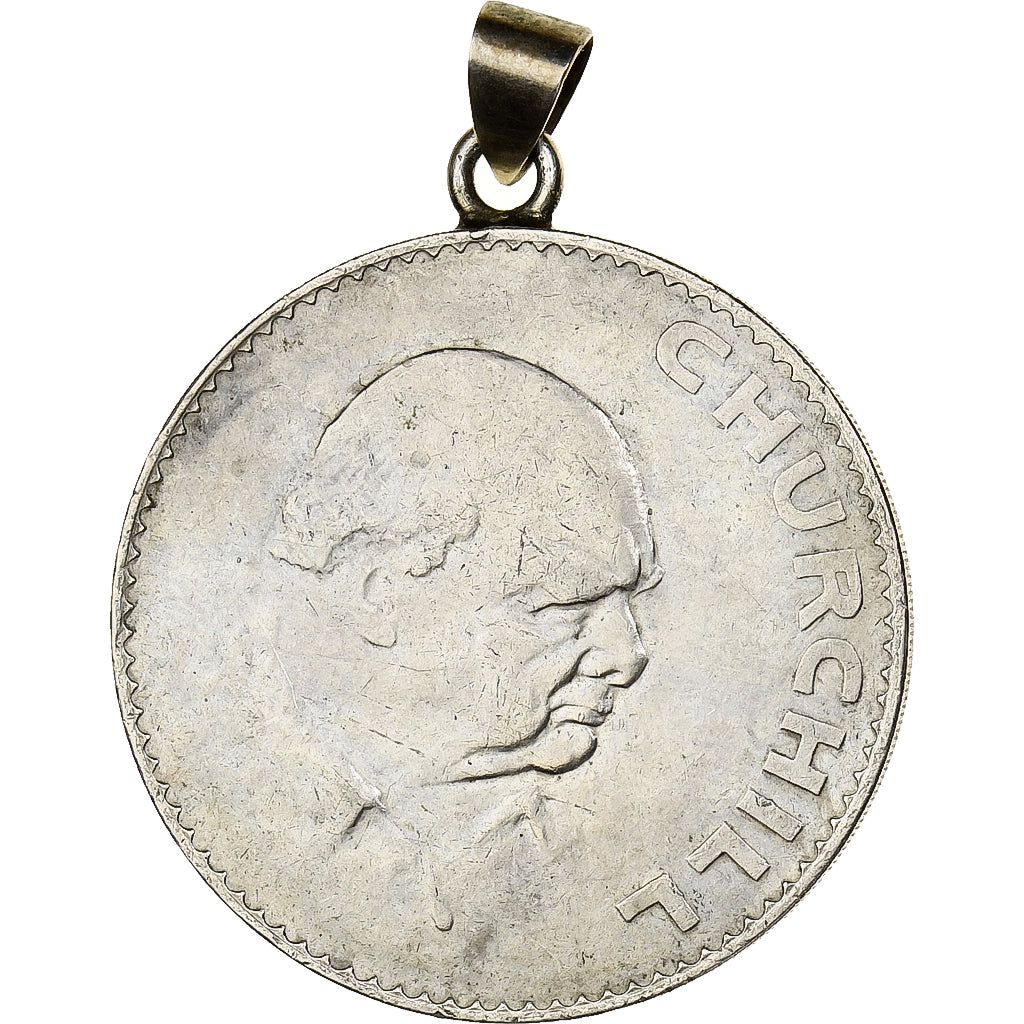 Gran Bretaña, Elizabeth II, Crown, 1965, Winston Churchill, Cobre - níquel