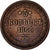 Rusia, Alexander II, 5 Kopeks, 1866, Saint Petersburg, Cobre, BC+, KM:6a