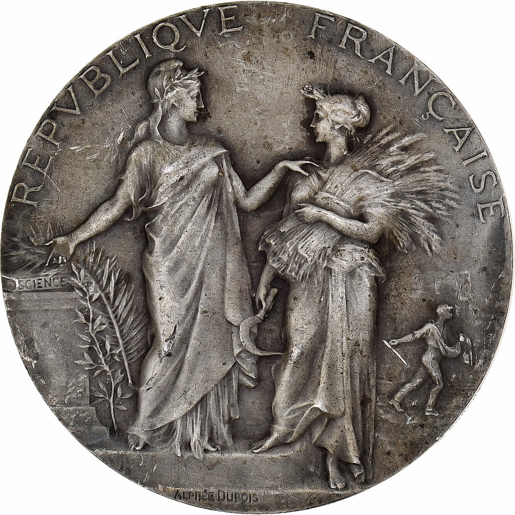 France, Medal, Concours Régional Hippique de Nevers, 1902, Silver, Dubois.A